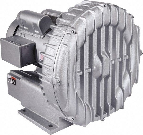 Gast R6335A-2 Regenerative Air Blowers; Inlet Size: 2 in ; Cubic Feet per Minute: 215.00 ; Outlet Size: 2 in ; Amperage Rating: 50mA; 50A ; Maximum Working Water Pressure: 105.0SCFM (Decimal Inch); Maximum Vacuum Water Pressure: 88.0 (Decimal Inch) Image