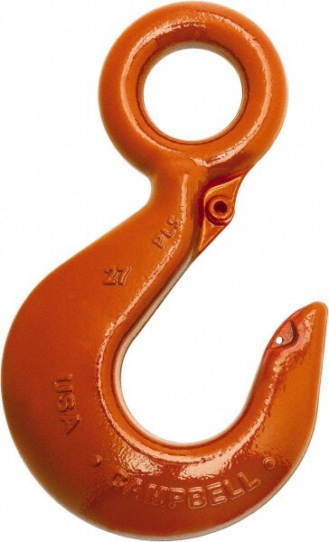 10,000 Lb Capacity, Chain Grade 100, Alloy Steel Eye Hook