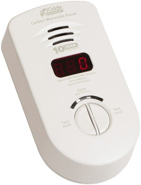 Smoke & Carbon Monoxide (CO) Alarms; Alarm Type: Smoke; Power Source: Plug-In; 120VAC Power Supply; Sensor Type: Electrochemical; Mount Type: Wall; Interconnectable: Non-Interconnectable; Battery Chemistry: Lithium-Ion; Maximum Decibel Rating: 85.0 dB; Ma