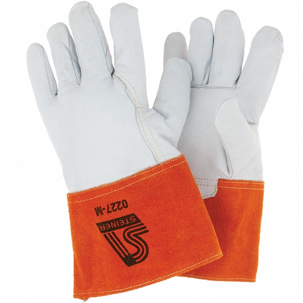 Welding Gloves: Size Medium, Goatskin Leather, TIG Welding Application