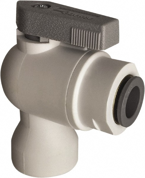 Parker LFPP4VFC6 Ball Valve 1//4 1//4 Polypropylene Tube to Female Pipe Push-to-Connect Connector