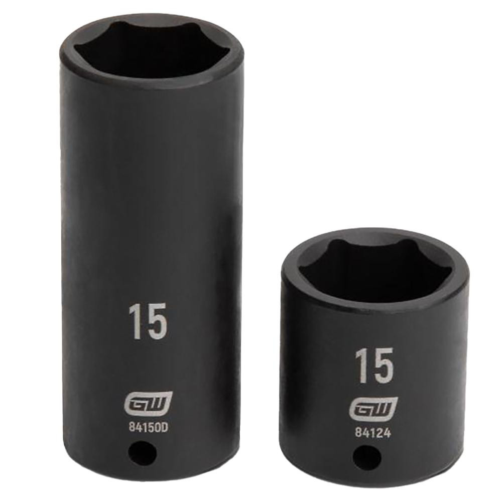 GEARWRENCH Deep Impact Standard Socket Set 48 Pc, 1/4" Drive, 3/16 to 9/16" Socket MSC Direct