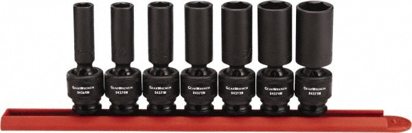 GEARWRENCH 84923N Deep Impact & Universal Socket Set: 7 Pc Image