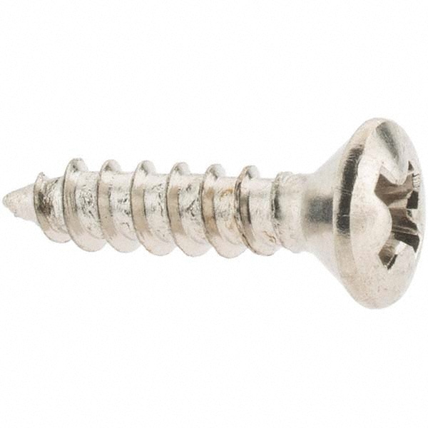 Sheet Metal Screw: #6, Pan Head, Phillips