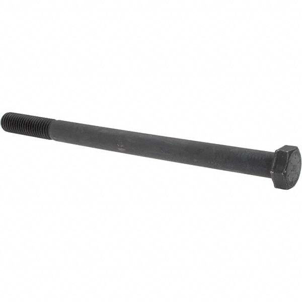 Hex Head Cap Screw: 5/8-11 x 9", Grade 8 Steel, Uncoated