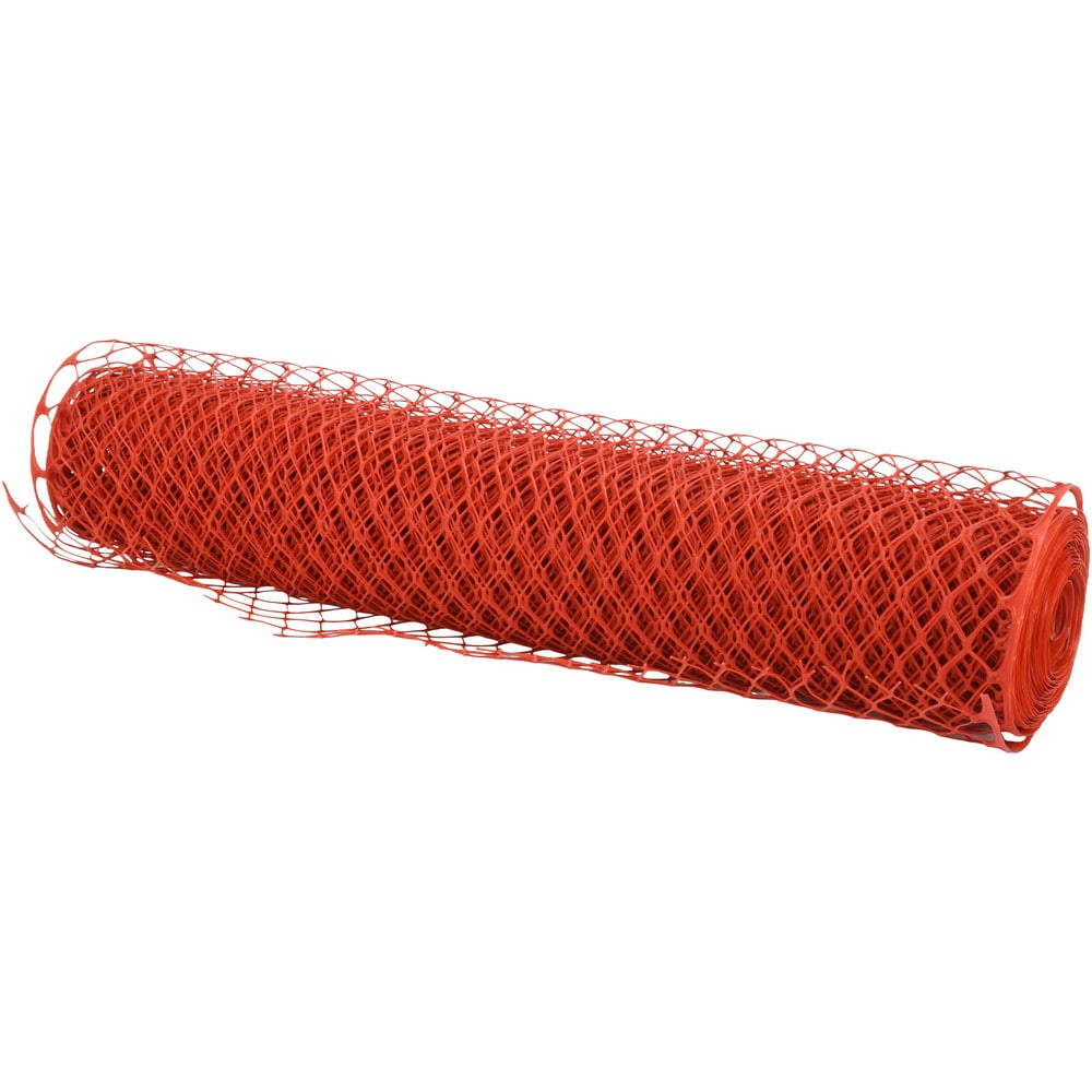 50' Long x 4' High, Orange Reusable Safety Fence