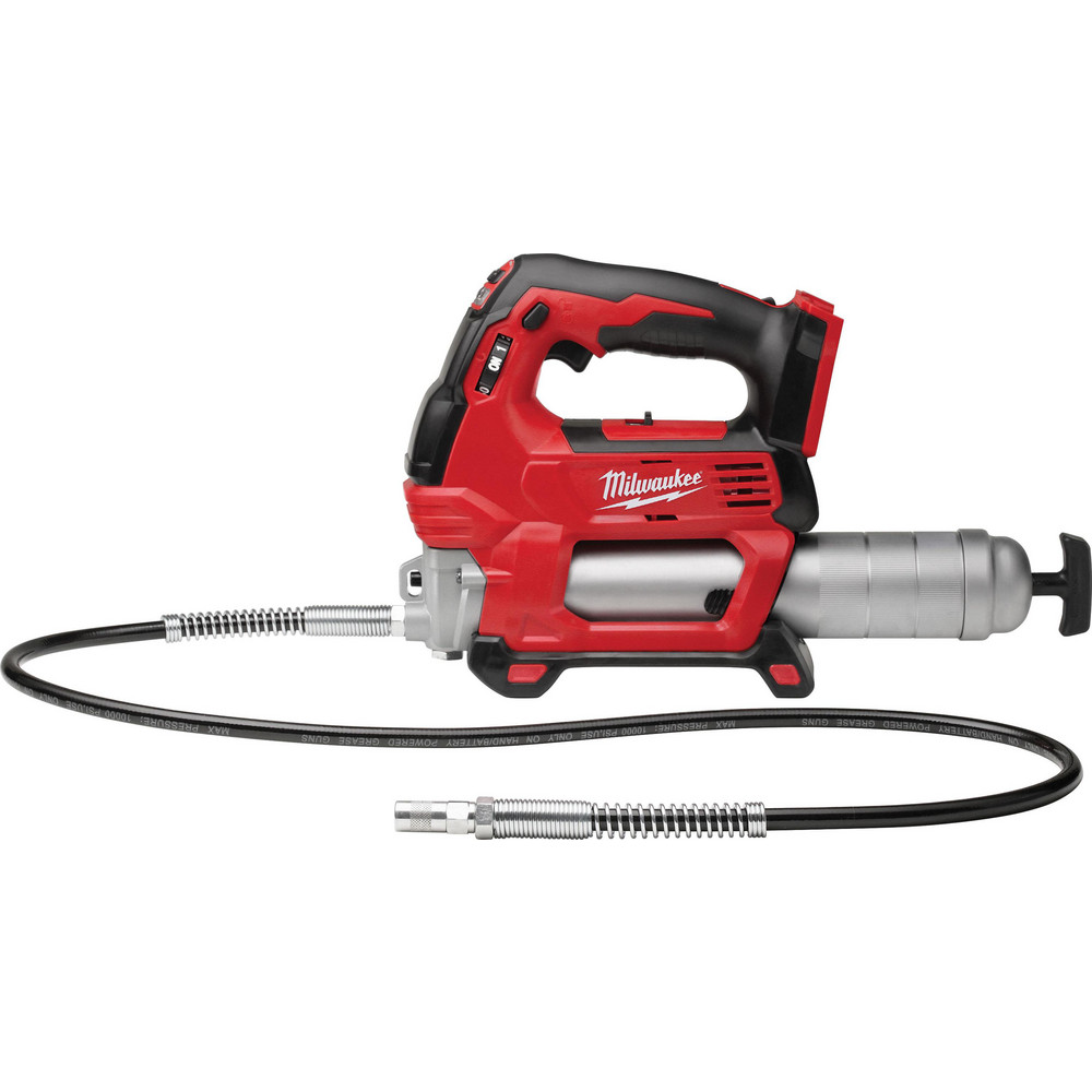 Milwaukee Tool - Battery Powered Grease Gun: 10,000 psi Max, 14 oz 