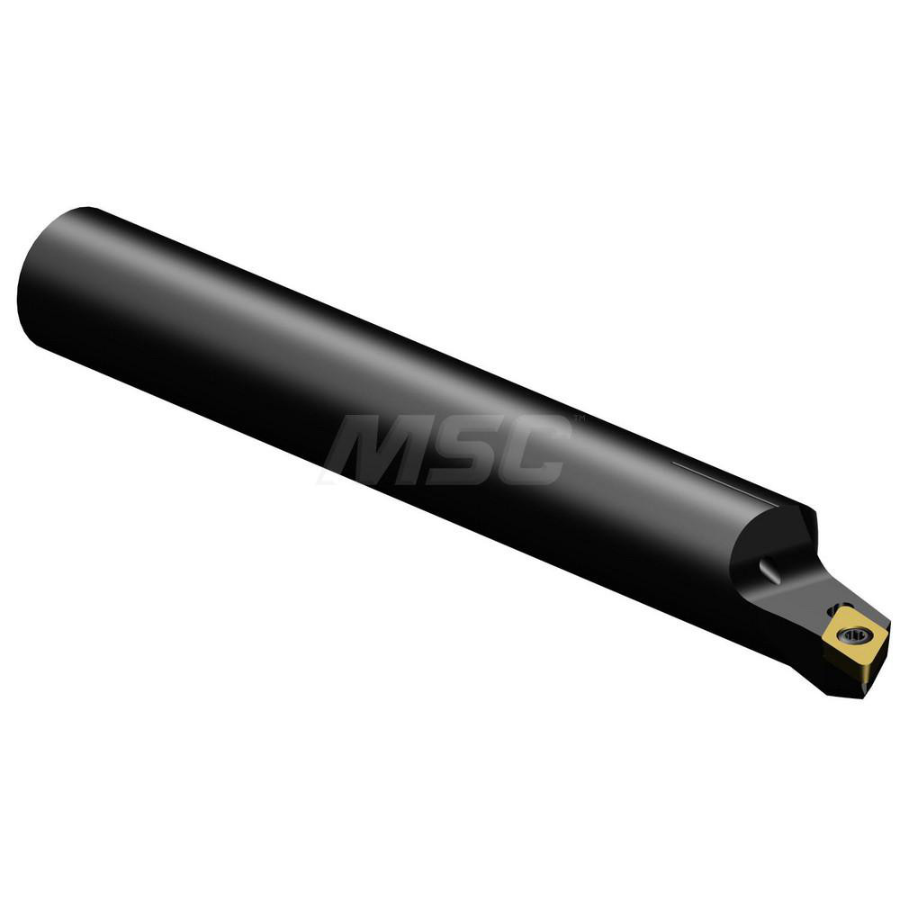 Indexable Boring Bar: A10K-SDXCL2-R, 0.7874" Min Bore, Left Hand, -27.5 deg Lead, Steel
