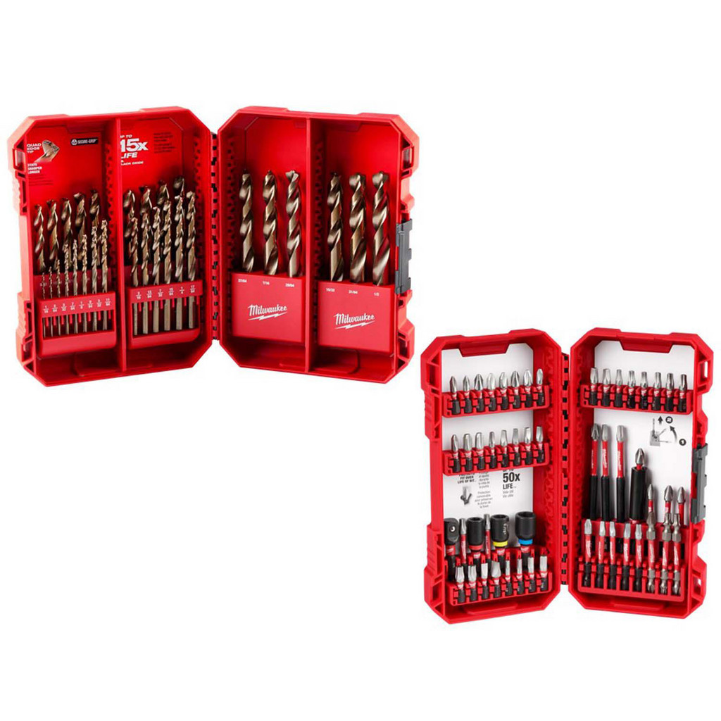 Milwaukee Tool - 29. Pc. RED HELIX™ Cobalt Drill Bit Set | MSC Direct