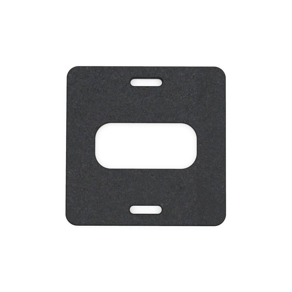 18-1/2" Wide x 1.8" High Rubber Vertical Panel Rubber Base