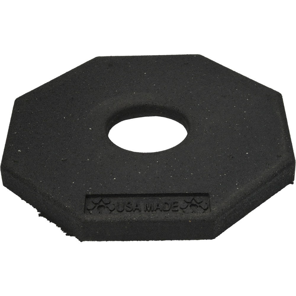 15-1/2" Wide, 1.1" High, 15-1/2" Long Rubber Delineator Base