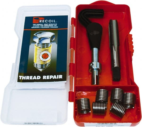 Recoil 36048 Thread Repair Kit: 1/4-18, Free-Running & Screw-Locking 