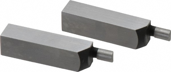 1.58 Inch Overall Length, 0.315 Inch Jaw Thickness, 0.1 Inch Radius, Gage Block Cylindrical Jaws