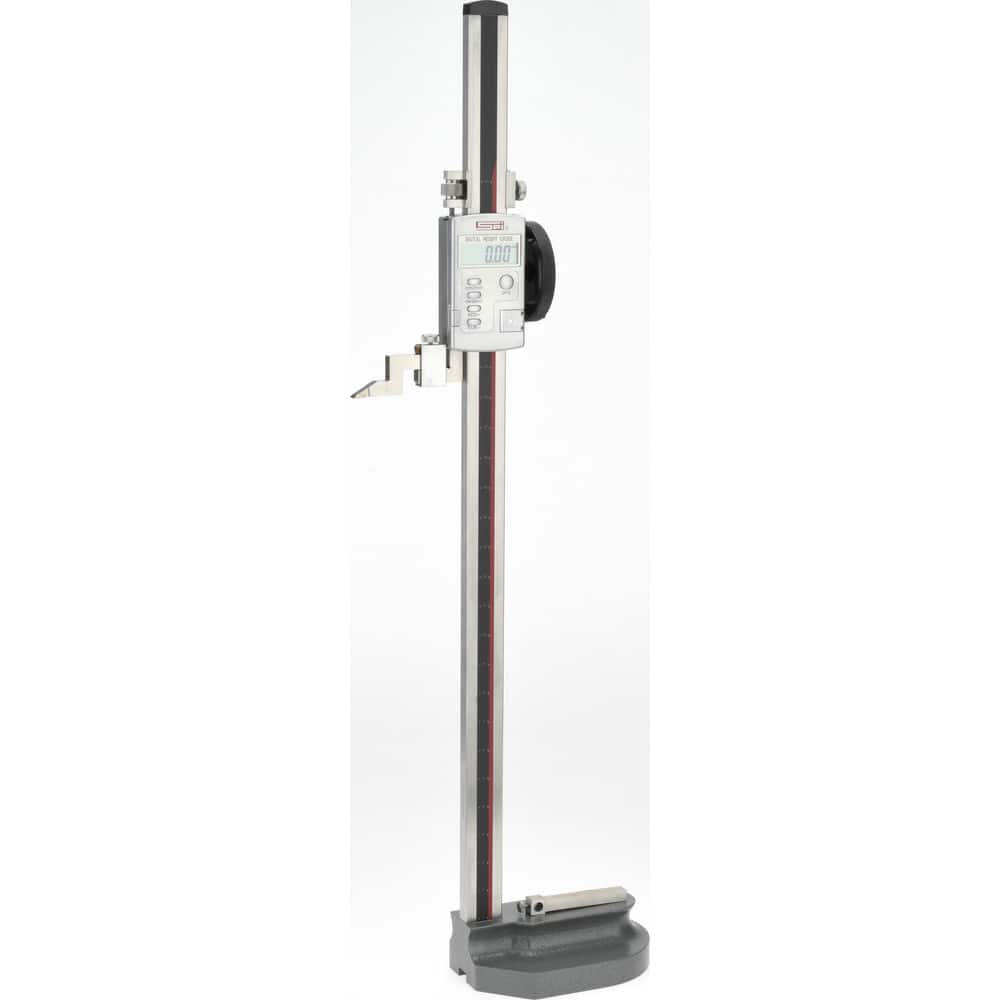 Electronic Height Gage: 24" Max, 0.0005" Resolution, 0.003" Accuracy