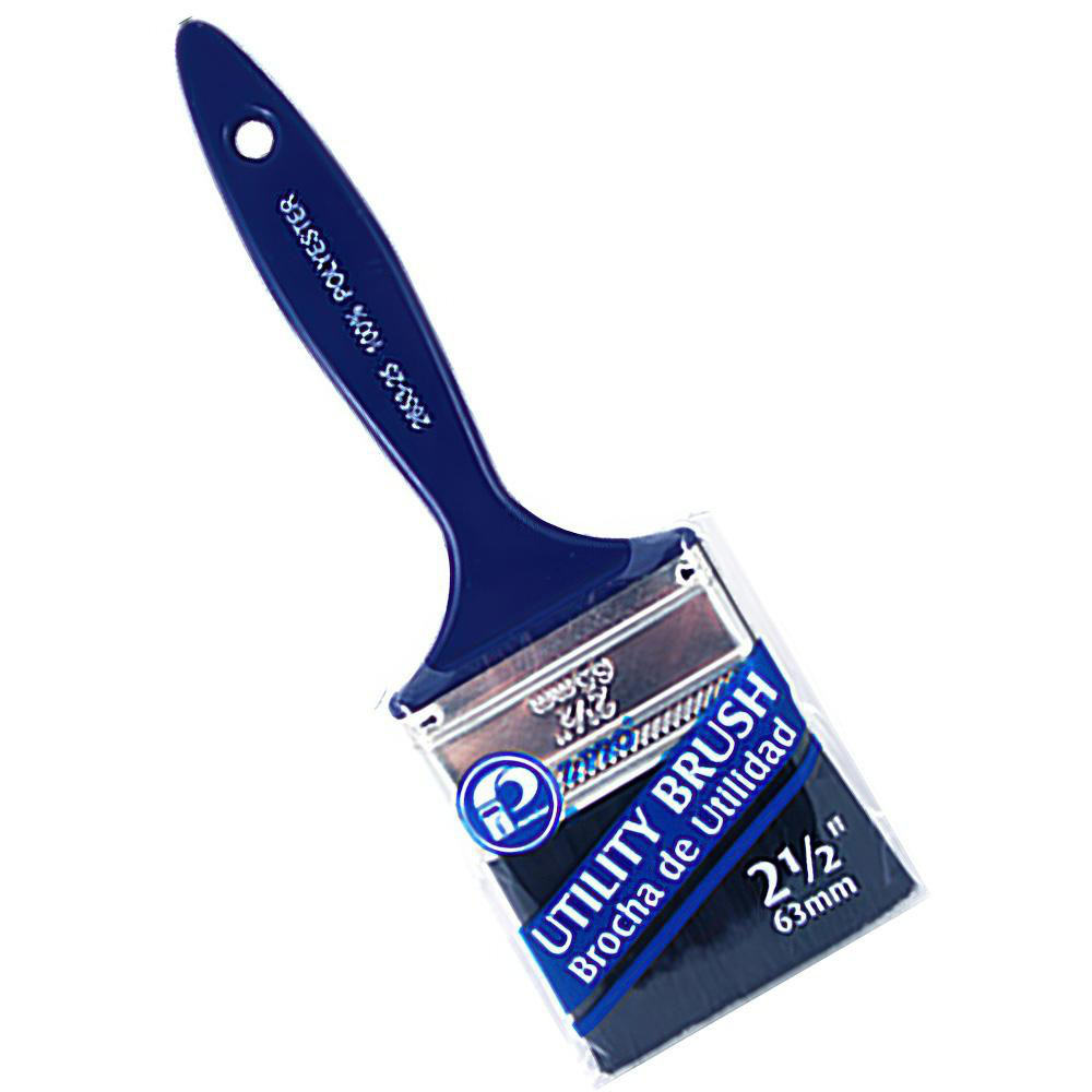 Paint Brush: 3" Wide, Synthetic, Synthetic Bristle