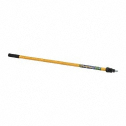 8 to 16' Long Paint Roller Extension Pole - Stainless Steel & Fiberglass