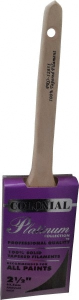 Premier Paint Roller 12831 Paint Brush: 2-1/2" Synthetic, Synthetic Bristle 