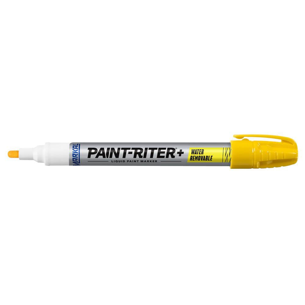 Removable liquid paint markers