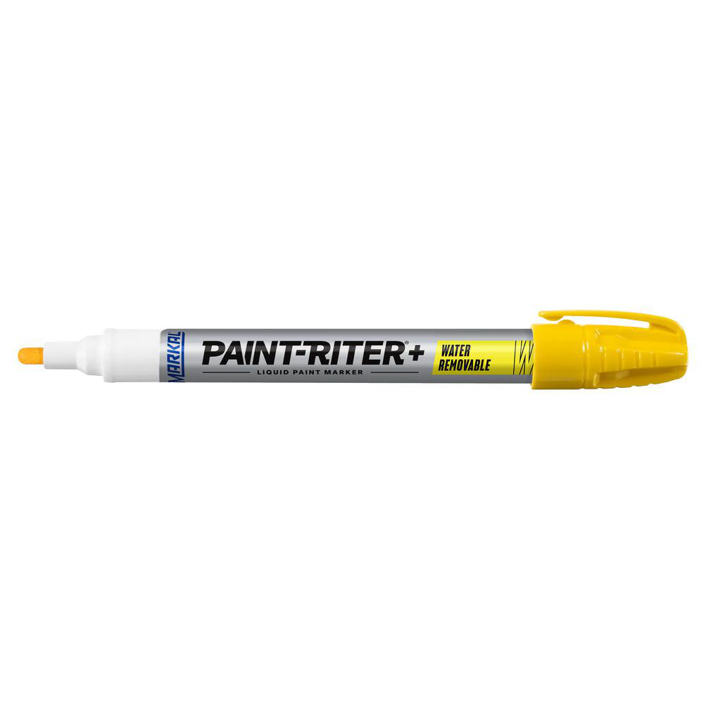 Liquid Paint Marker: Yellow, Alcohol Base, Bullet Tip