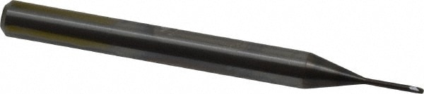 Ball End Mill: 0.0315" Dia, 0.0236" LOC, 2 Flute, Solid Carbide