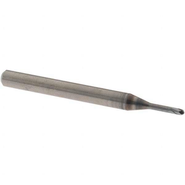 OSG 3111580 Ball End Mill: 0.0591" Dia, 0.0472" LOC, 2 Flute, Solid Carbide Image