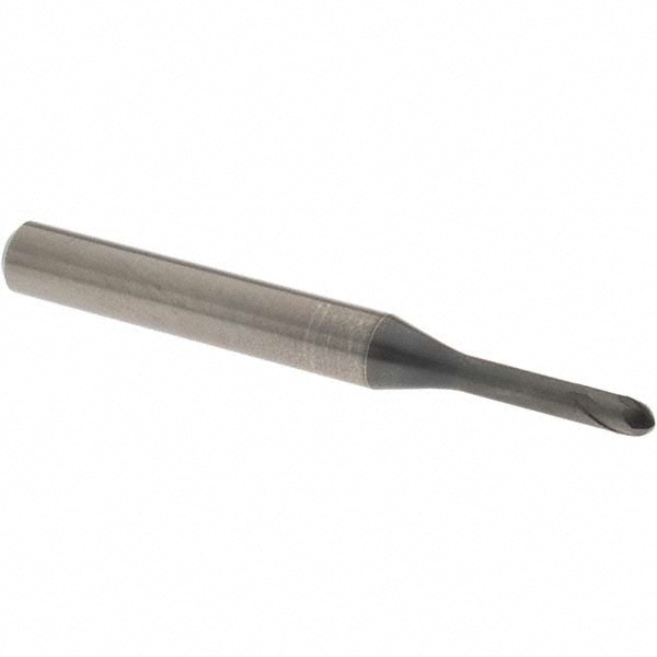 OSG 3123116 Ball End Mill: 0.1181" Dia, 0.0945" LOC, 2 Flute, Solid Carbide Image