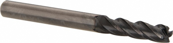 OSG 36700511 Corner Radius End Mill: 1/8" Dia, 1/2" LOC, 0.01" Radius, 4 Flutes, Solid Carbide Image