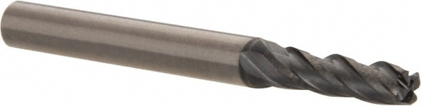 OSG 36700911 Corner Radius End Mill: 0.1563" Dia, 9/16" LOC, 0.03" Radius, 4 Flutes, Solid Carbide Image