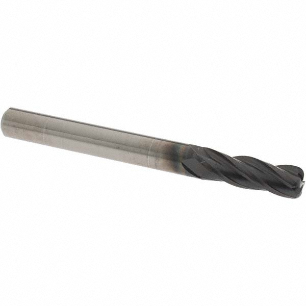 OSG 36701711 Corner Radius End Mill: 1/4" Dia, 3/4" LOC, 0.06" Radius, 4 Flutes, Solid Carbide Image