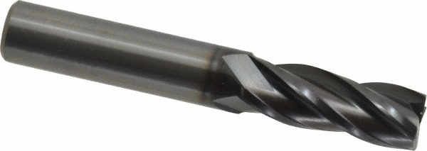 OSG 36702011 Corner Radius End Mill: 3/8" Dia, 1" LOC, 0.02" Radius, 4 Flutes, Solid Carbide Image