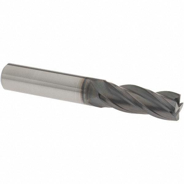 OSG 36702111 Corner Radius End Mill: 3/8" Dia, 1" LOC, 0.03" Radius, 4 Flutes, Solid Carbide Image