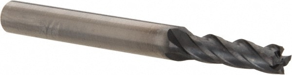 OSG 36040611 Square End Mill: 5/32 Dia, 9/16 LOC, 3/16 Shank Dia, 2 OAL, 4 Flutes, Solid Carbide Image