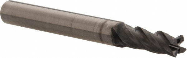 OSG 36040811 Square End Mill: 7/32 Dia, 5/8 LOC, 1/4 Shank Dia, 2-1/2 OAL, 4 Flutes, Solid Carbide Image