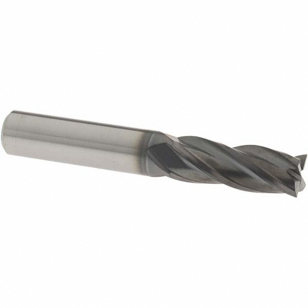 OSG 36041211 Square End Mill: 3/8 Dia, 1 LOC, 3/8 Shank Dia, 2-1/2 OAL, 4 Flutes, Solid Carbide Image
