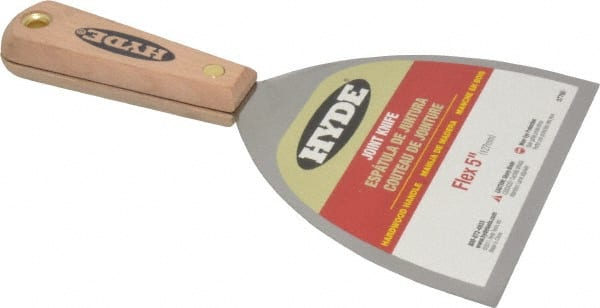 Putty Knife: Steel, 5" Wide