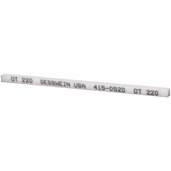 Square Polishing Stone Aluminum Oxide, 5/32" Wide, 5/32" Thick, 4" OAL