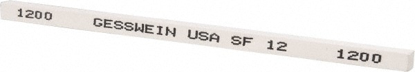 Square Polishing Stone: Aluminum Oxide, 5/32" Wide, 5/32" Thick, 4" OAL