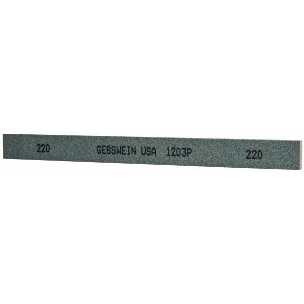 Rectangle Polishing Stone: Silicon Carbide, 1/2" Wide, 1/8" Thick, 6" OAL