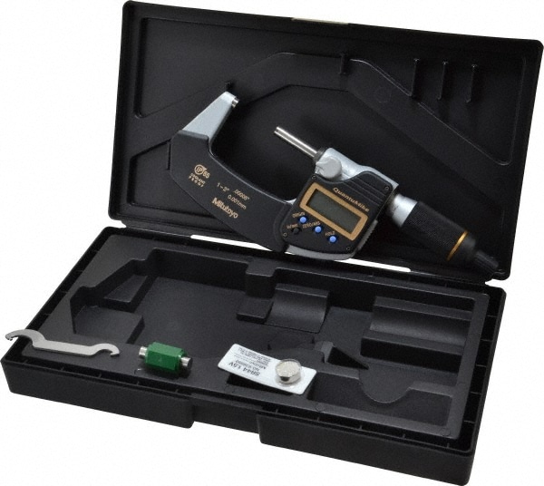 Mitutoyo 293-181-30 Electronic Outside Micrometer: 1", Solid Carbide Measuring Face, IP65 Image