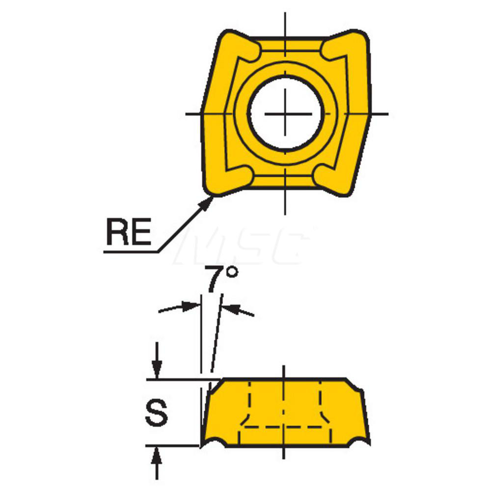 Sandvik Coromant Indexable Drill Insert 88153 4024, Solid Carbide