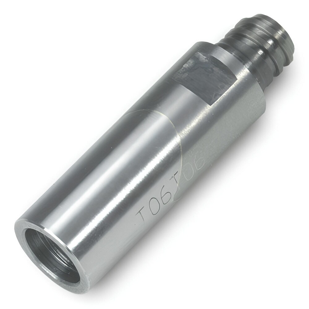 Milling Tip Insert Threaded Extensions; Series: T15T15S ; Thread Size Connection to Tip: T15 ; Thread Size Connection to Shank: T15 ; Extension Length (mm): 44.95 ; Extension Length (Decimal Inch): 1.7700 ; Connection Length (Decimal Inch): 1.7700