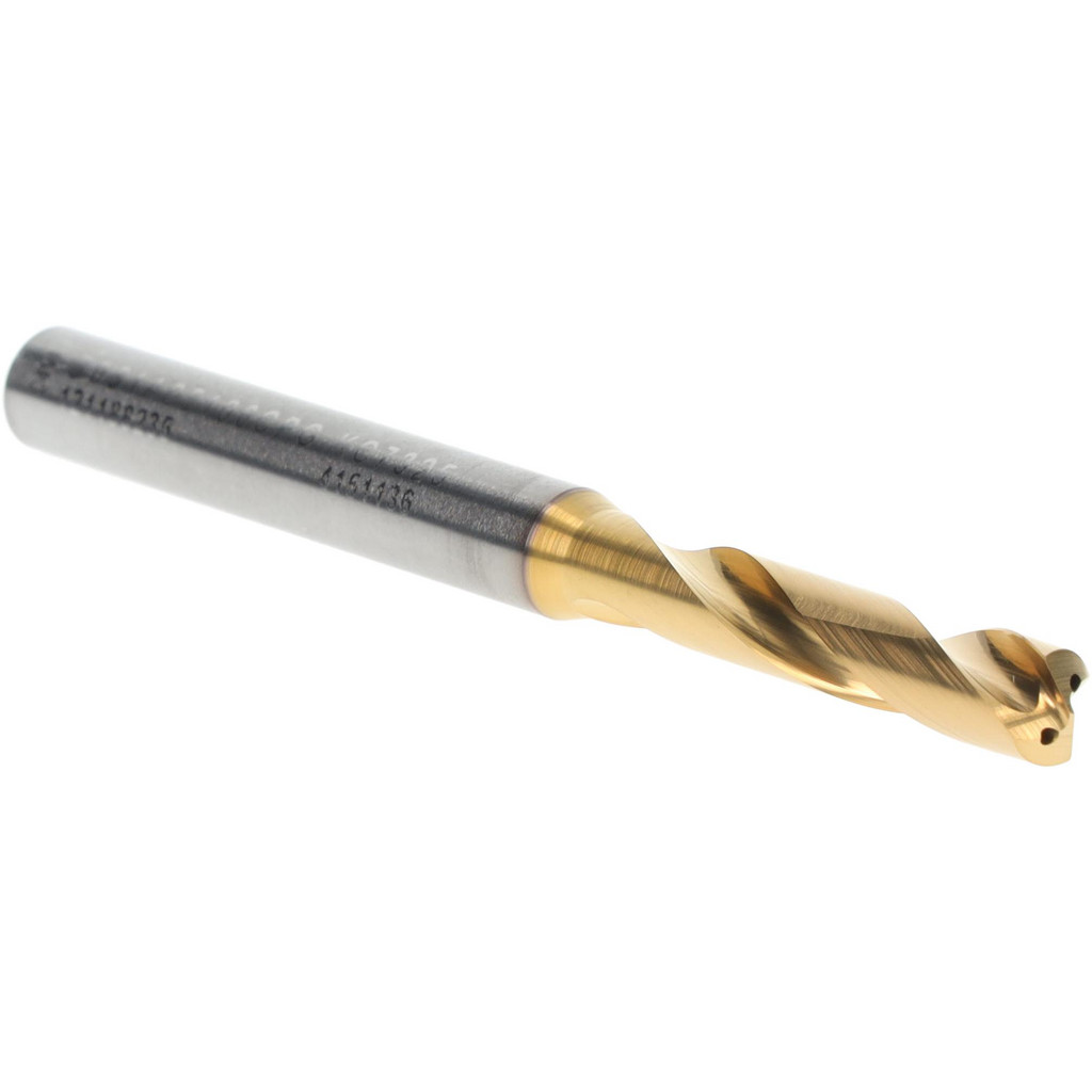 Kennametal 4151136 Screw Machine Length Drill Bit: 0.201" Dia, 140 &deg;, Solid Carbide Image