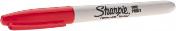 Permanent Marker: Red, AP Non-Toxic, Fine Point