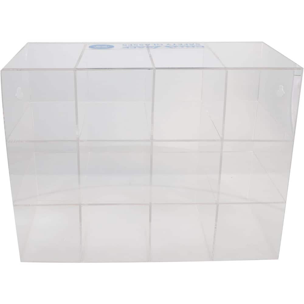 12 Pair Cabinet with Individual Compartments, Safety Goggles Dispenser