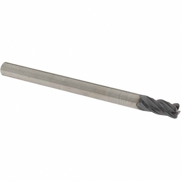 OSG HP434-2362 Corner Radius End Mill: 0.2362" Dia, 0.5118" LOC, 0.0394" Radius, 4 Flutes, Solid Carbide Image