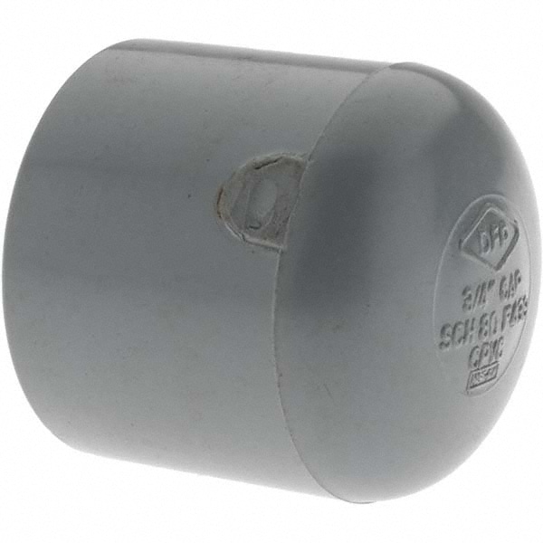 Value Collection - 4″ PVC Plastic Pipe End Cap - 36999894 - MSC