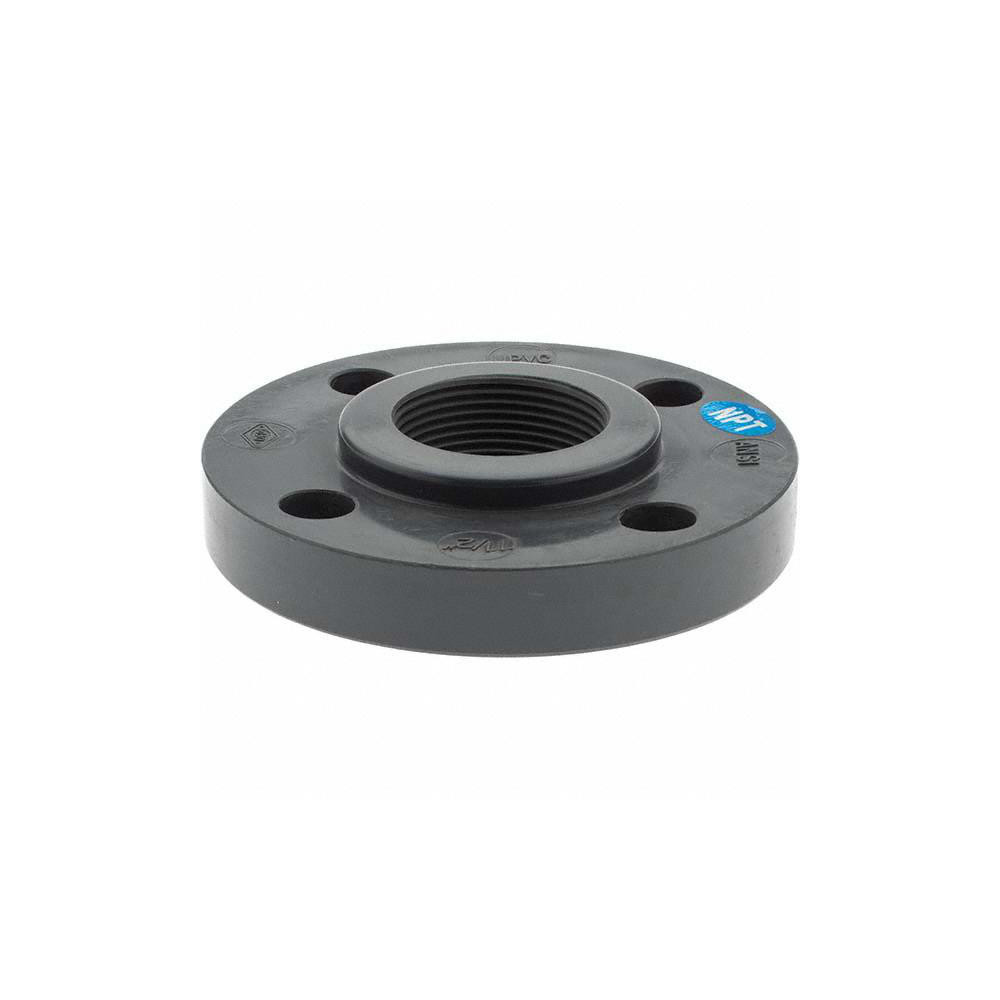Value Collection 11/2" PVC Plastic Pipe Flange (One Piece) MSC Industrial Supply Co.