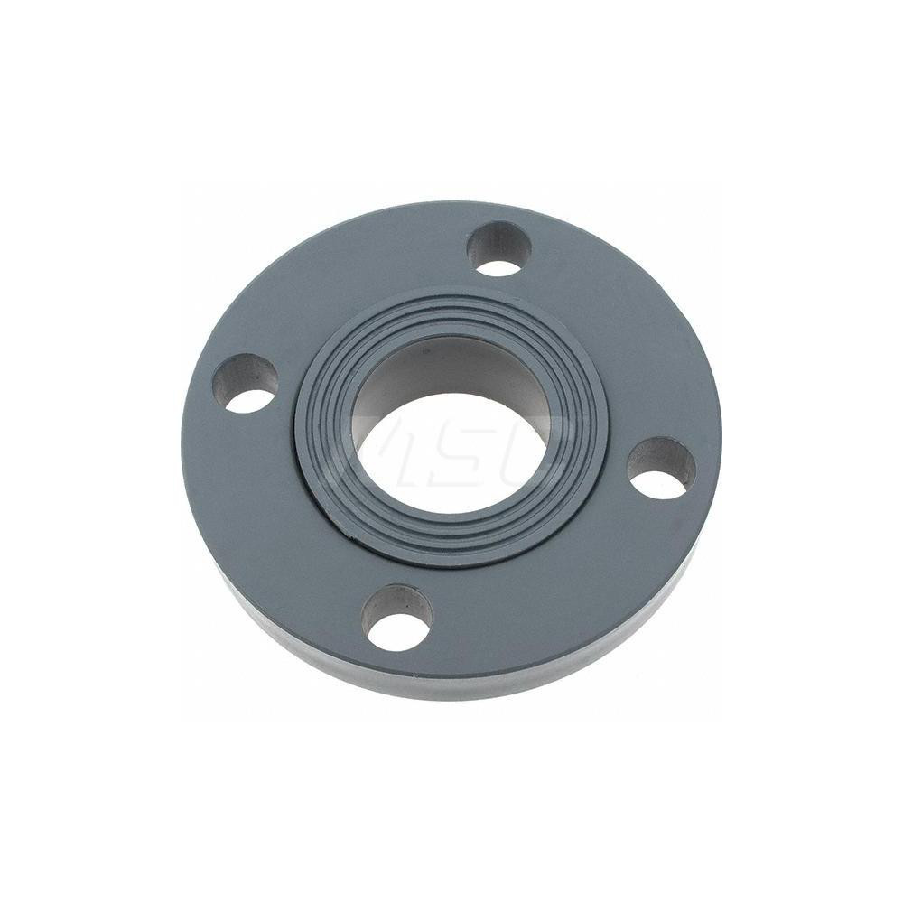 Value Collection 2" PVC Plastic Pipe Flange (One Piece) 51240786 MSC Industrial Supply