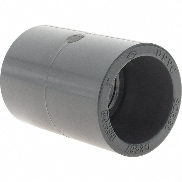 Value Collection 1" PVC Plastic Pipe Coupling 51241016 MSC