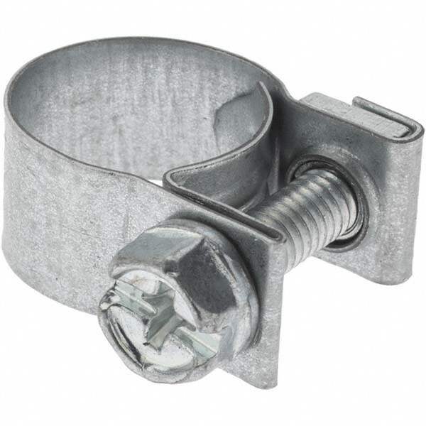 Worm Gear Clamp: SAE 14, Chromate Steel Band